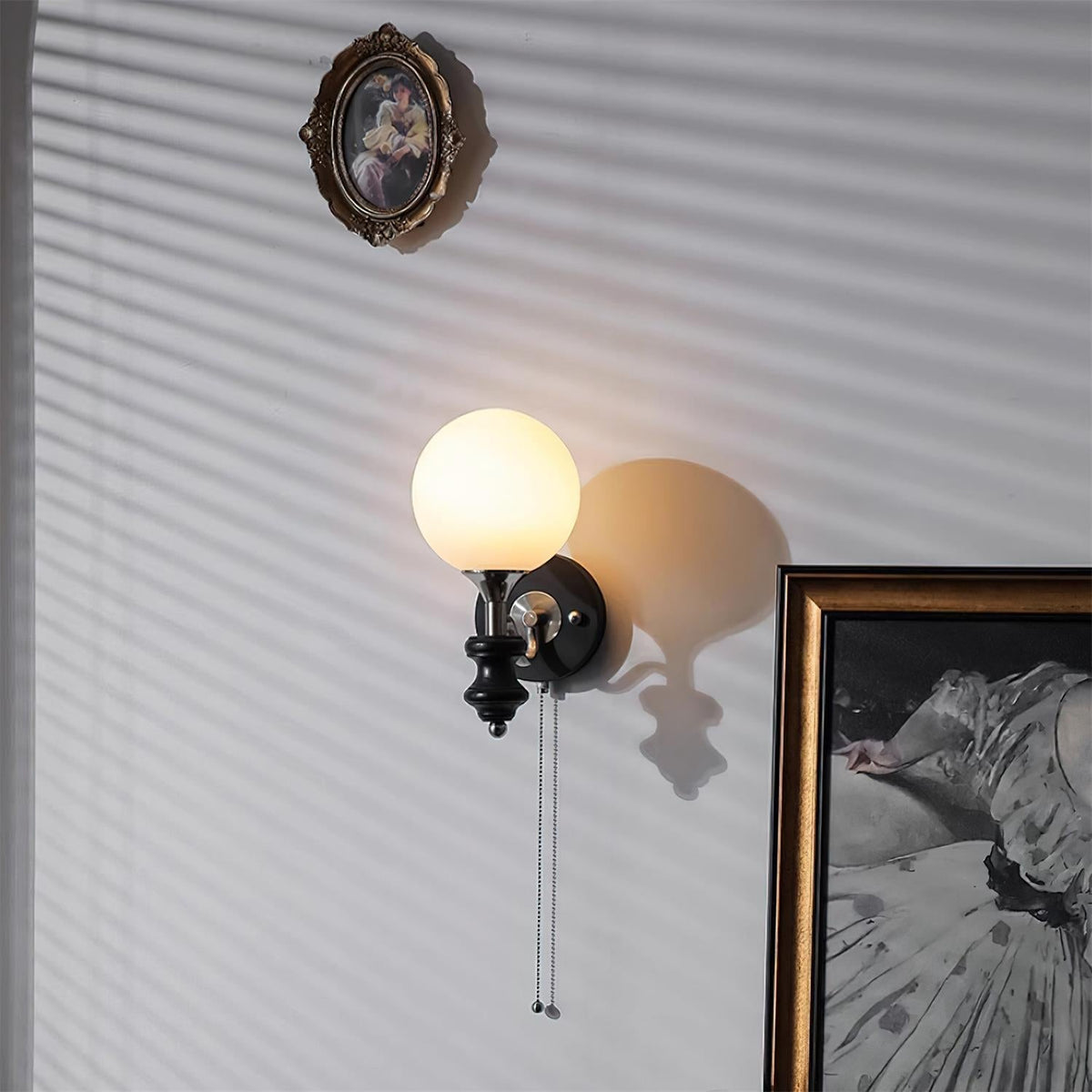 Duvin Wandleuchte Kugelschirm Vintage Minimalistisch Flur | Cielum