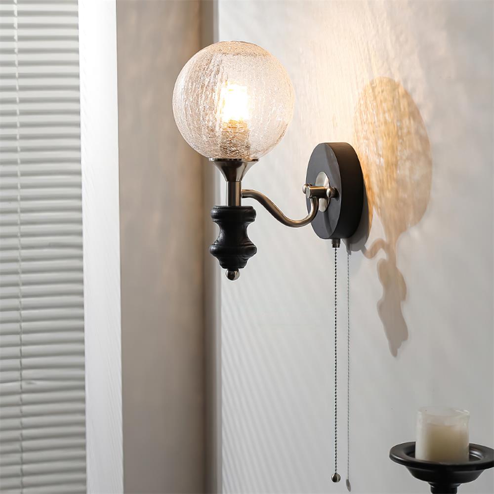 Duvin Wandleuchte Kugelschirm Vintage Minimalistisch Flur | Cielum