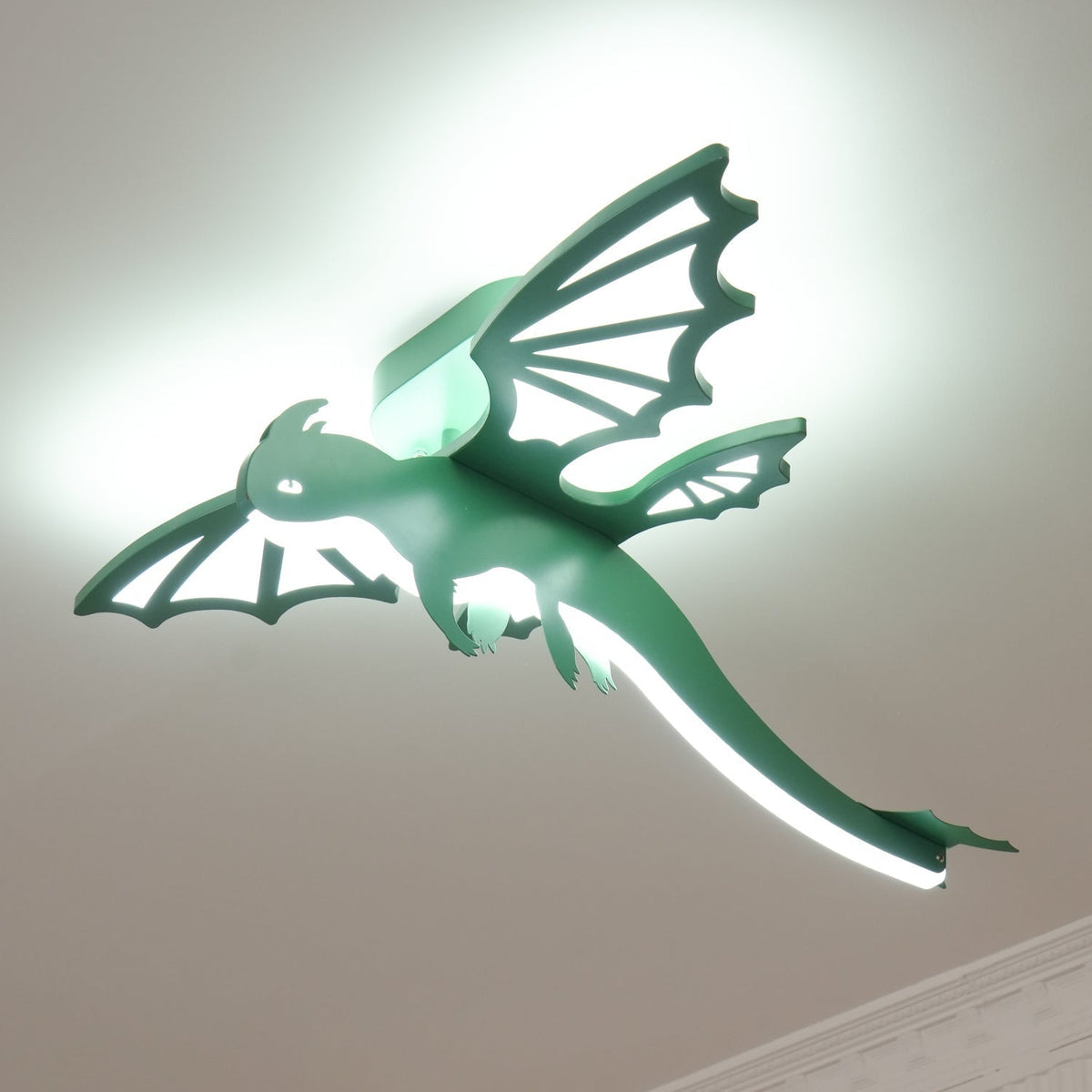 Miriora Deckenleuchte Grün Dinosaur LED
