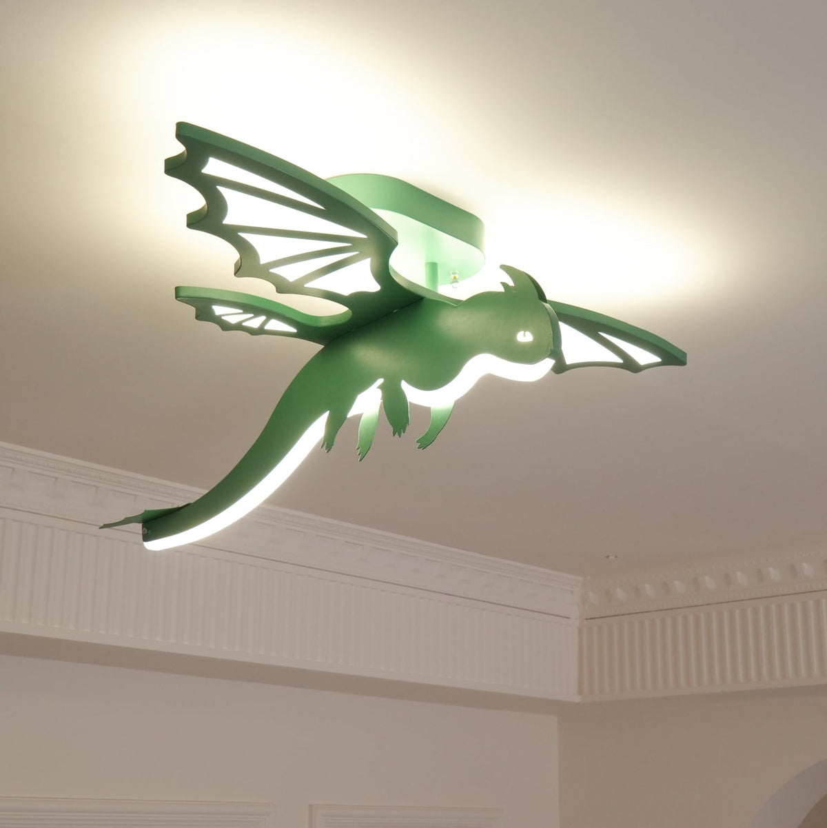 Miriora Deckenleuchte Grün Dinosaur LED