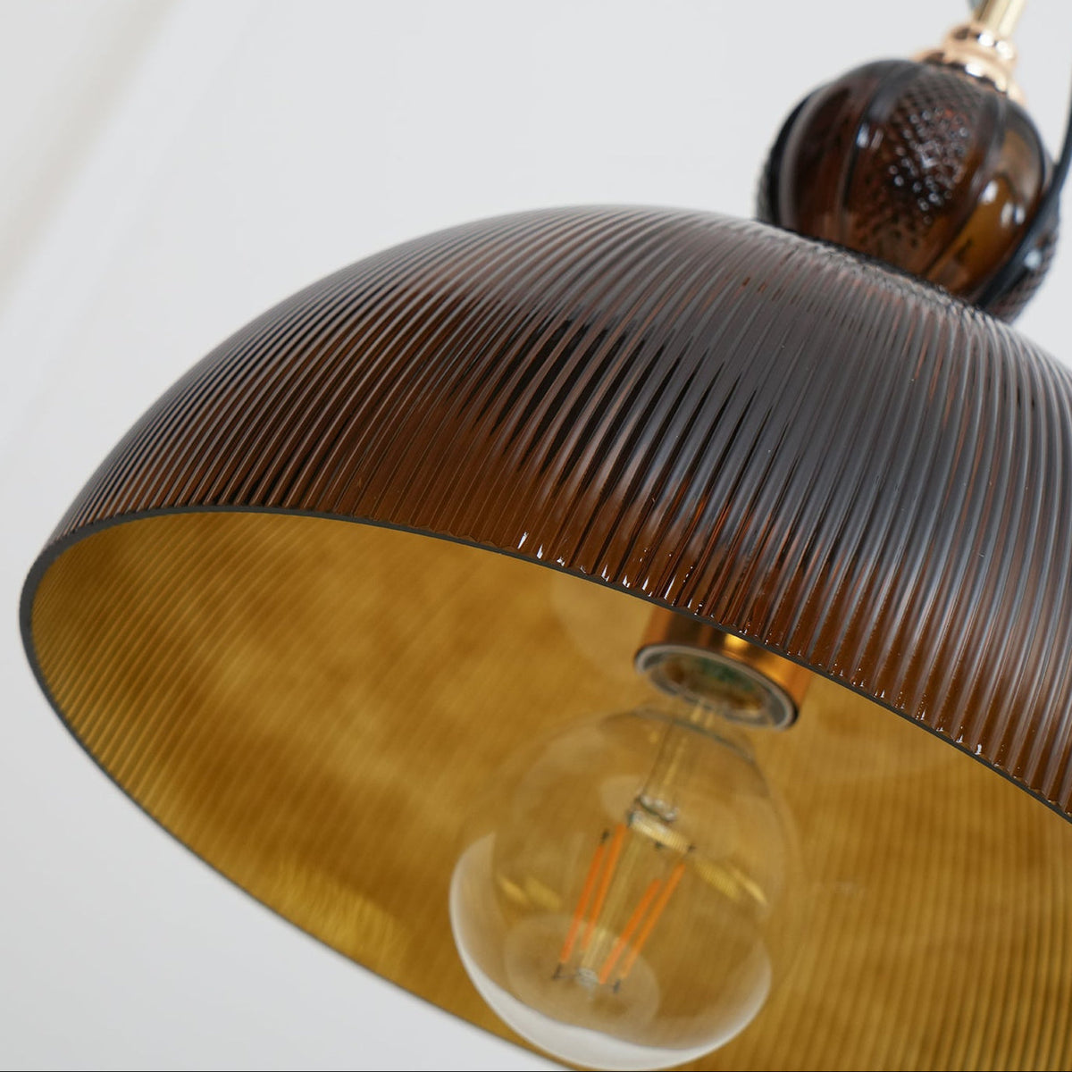 Nray Pendelleuchte aus Glas im Retro-Stil