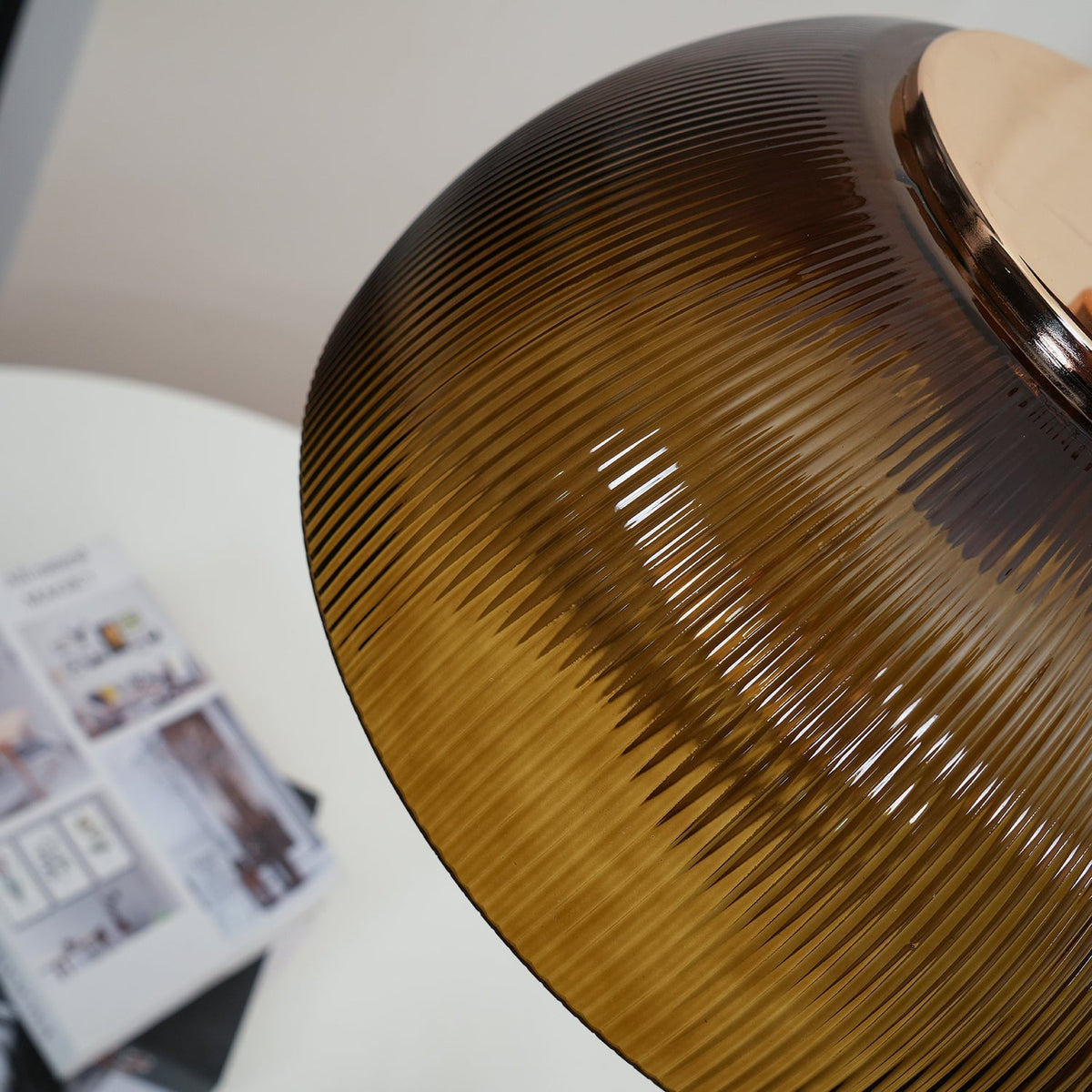 Nray Pendelleuchte aus Glas im Retro-Stil