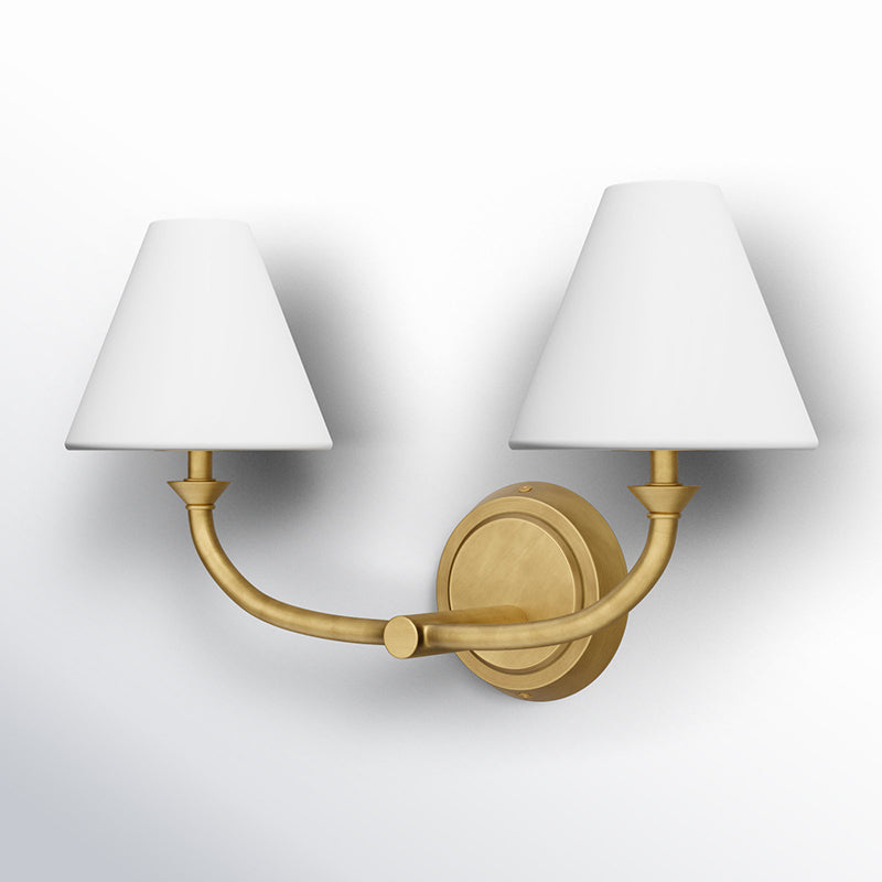 Oriisina Messing-Wandleuchte