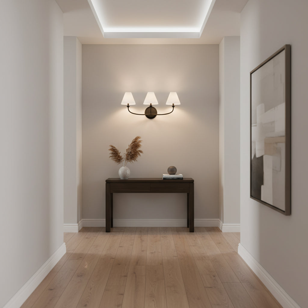 Oriisina Messing-Wandleuchte