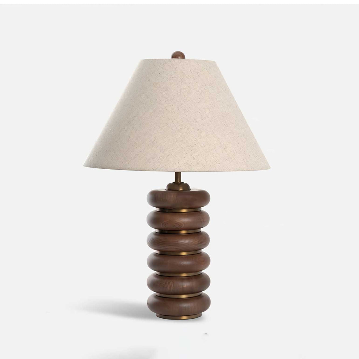 Rinalia Minimalistische Tischleuchte aus Holz