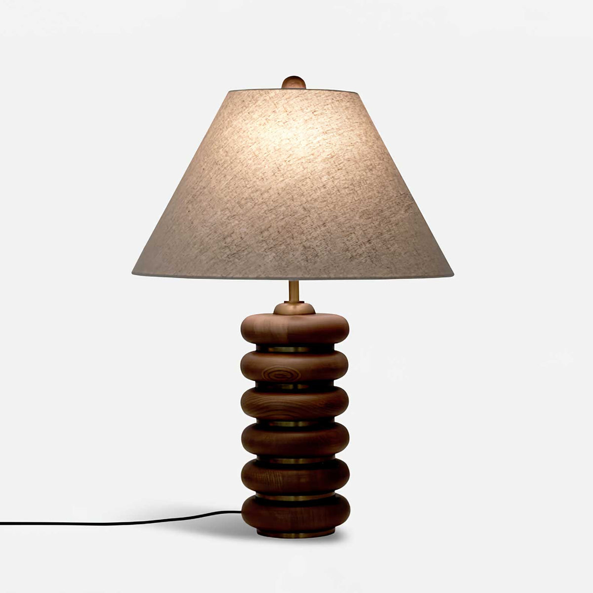 Rinalia Minimalistische Tischleuchte aus Holz