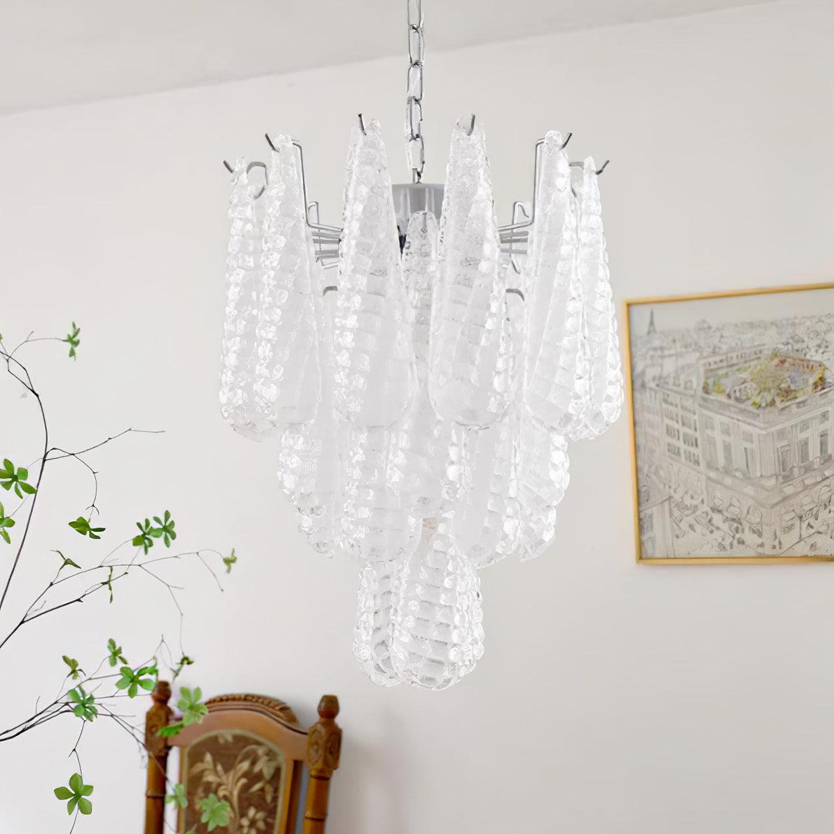 Zemaryra Kronleuchter aus Glas