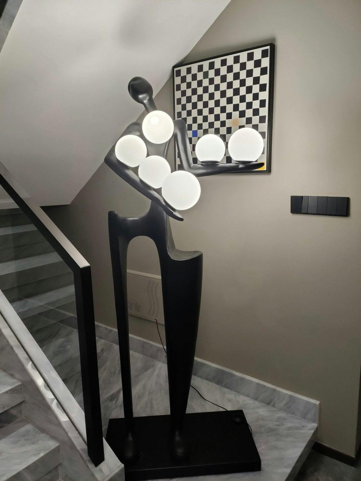 Viraeette Stehleuchte Kunststehleuchte und aus Kunststoff