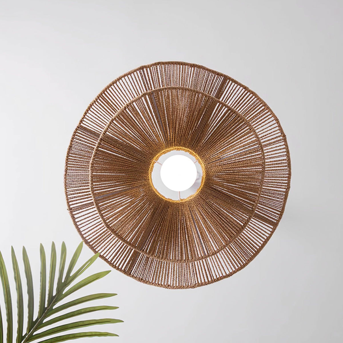 Solin Wellen-Rattan-Pendelleuchte