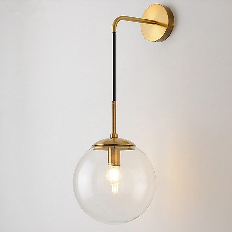 Valentina Modern LED Wandleuchten Innen Schwarz Ess/Wohnzimmer Glas