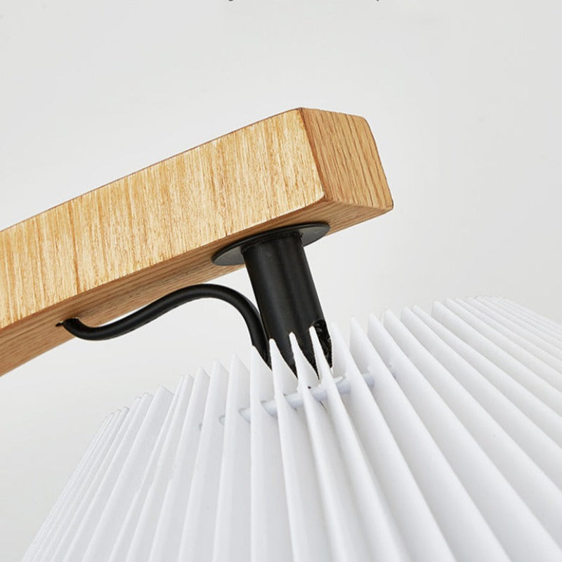 Muto Einzigartige LED Stehlampe Holz Metall Wohnzimmer