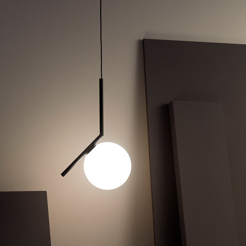 Valentina Modern LED Rund Pendelleuchte Schwaz Esszimmer/Wohn/Schlafzimmer Metall Glas