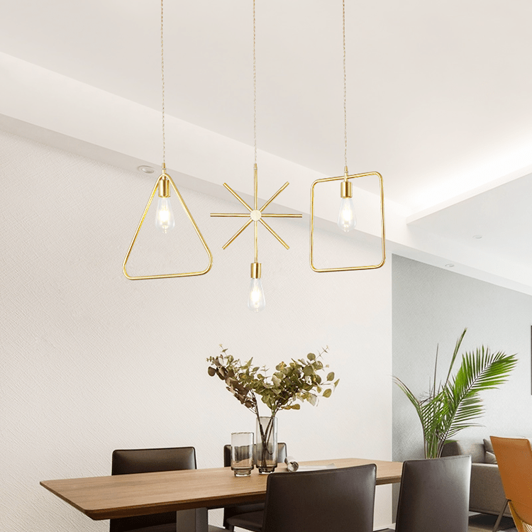 Moderne Industrielle Minimalistische Pendelleuchten für Esszimmer