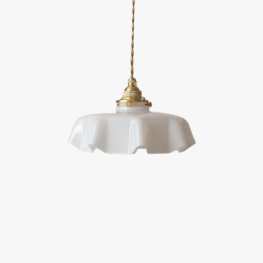 Valentina Vintage LED Pendelleuchte Glas/Holz/Metall Schlaf/Esszimmer