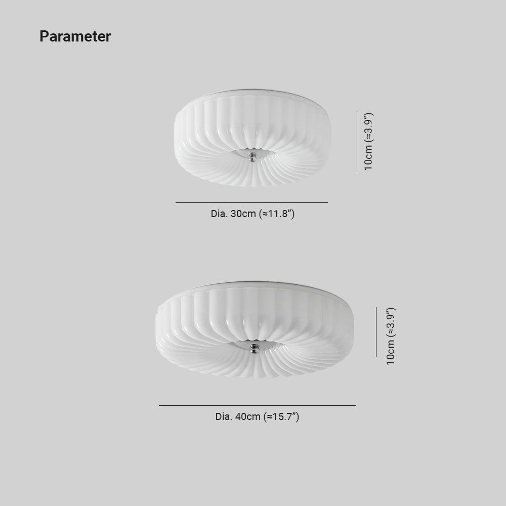 Arisha Modern LED Glas Deckenleuchte Schlafzimmer