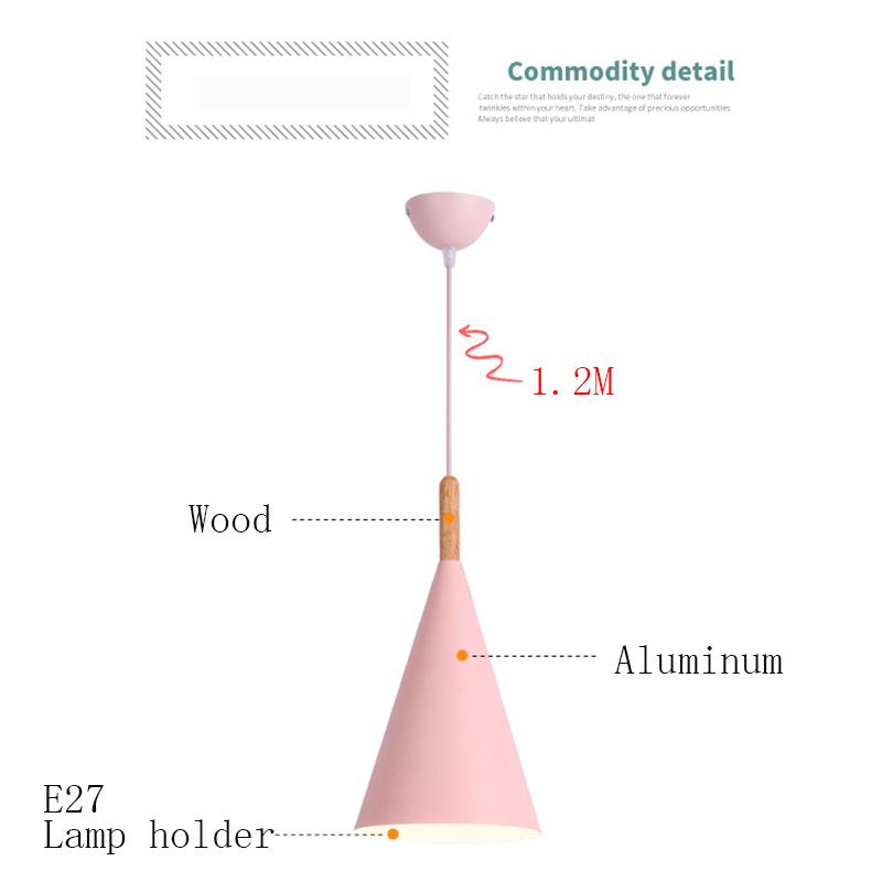 Arisha Modern LEDPendelleuchte Farbig Schlaf/Wohnzimmer Holz