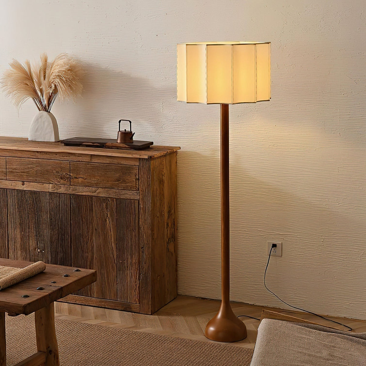 Bexi Minimalistische Stehleuchte aus Holz