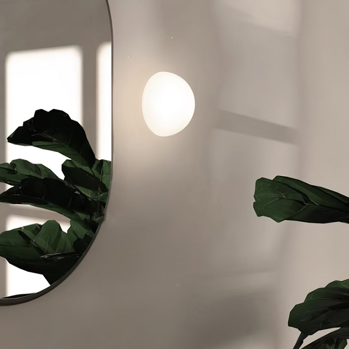 Vesilis zeitgenössische minimalistische Glas-Wandleuchte