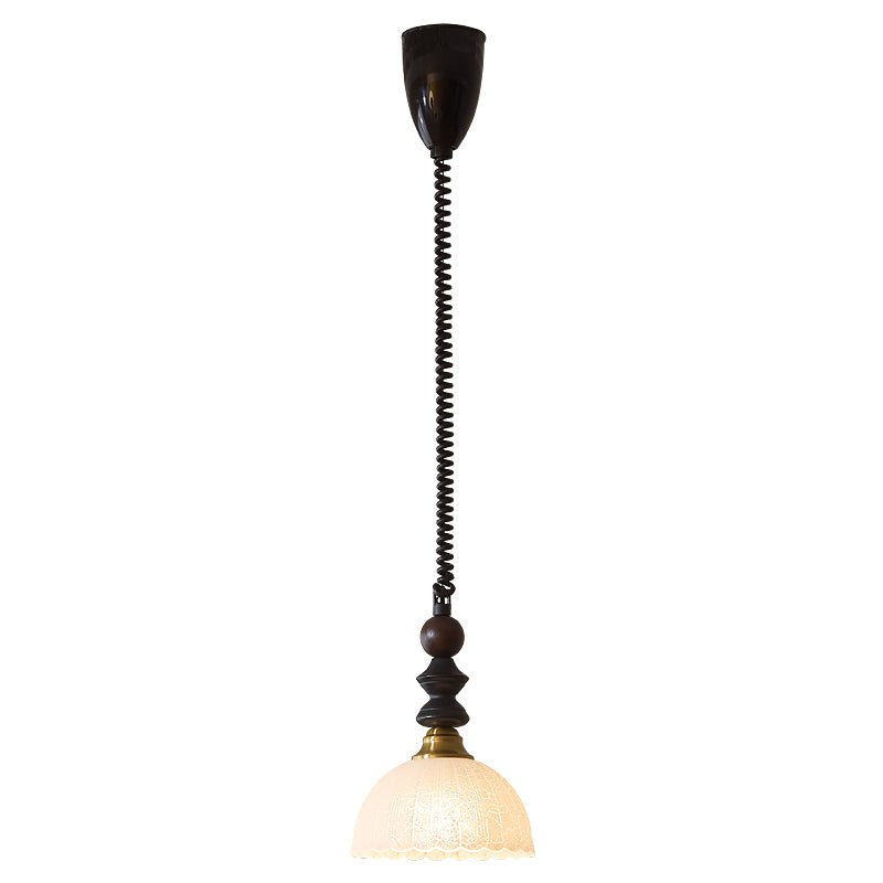 Halcyon zeitgenössische minimalistische Bogen-Holz-Pendelleuchte