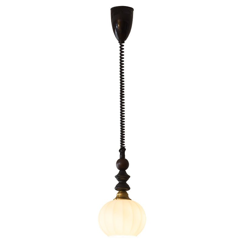 Halcyon zeitgenössische minimalistische Bogen-Holz-Pendelleuchte