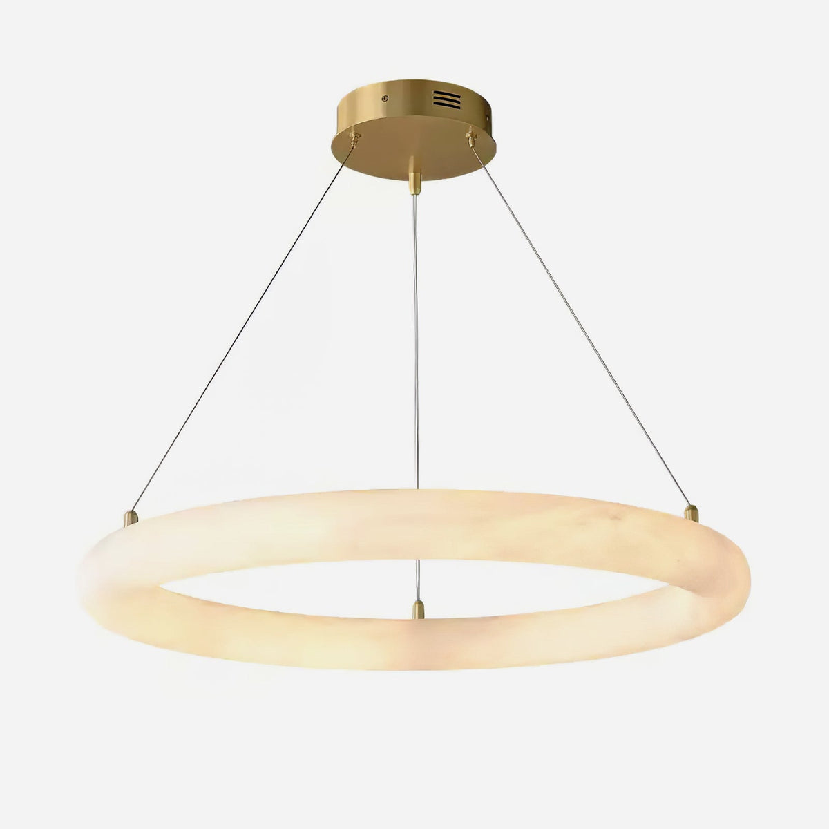 Erzorila runde Pendelleuchte aus Alabaster