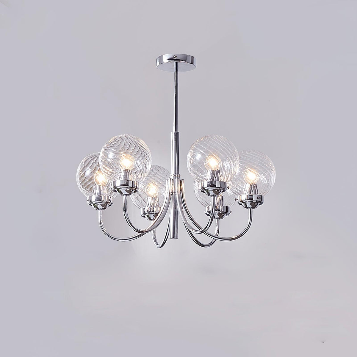 Armiriel Elegance Kronleuchter aus Glas im nordischen Stil