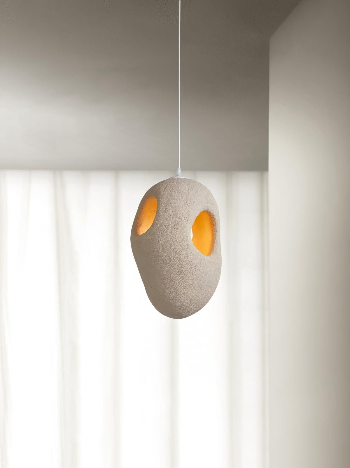 Evenu Beige Kunst-Pendelleuchte