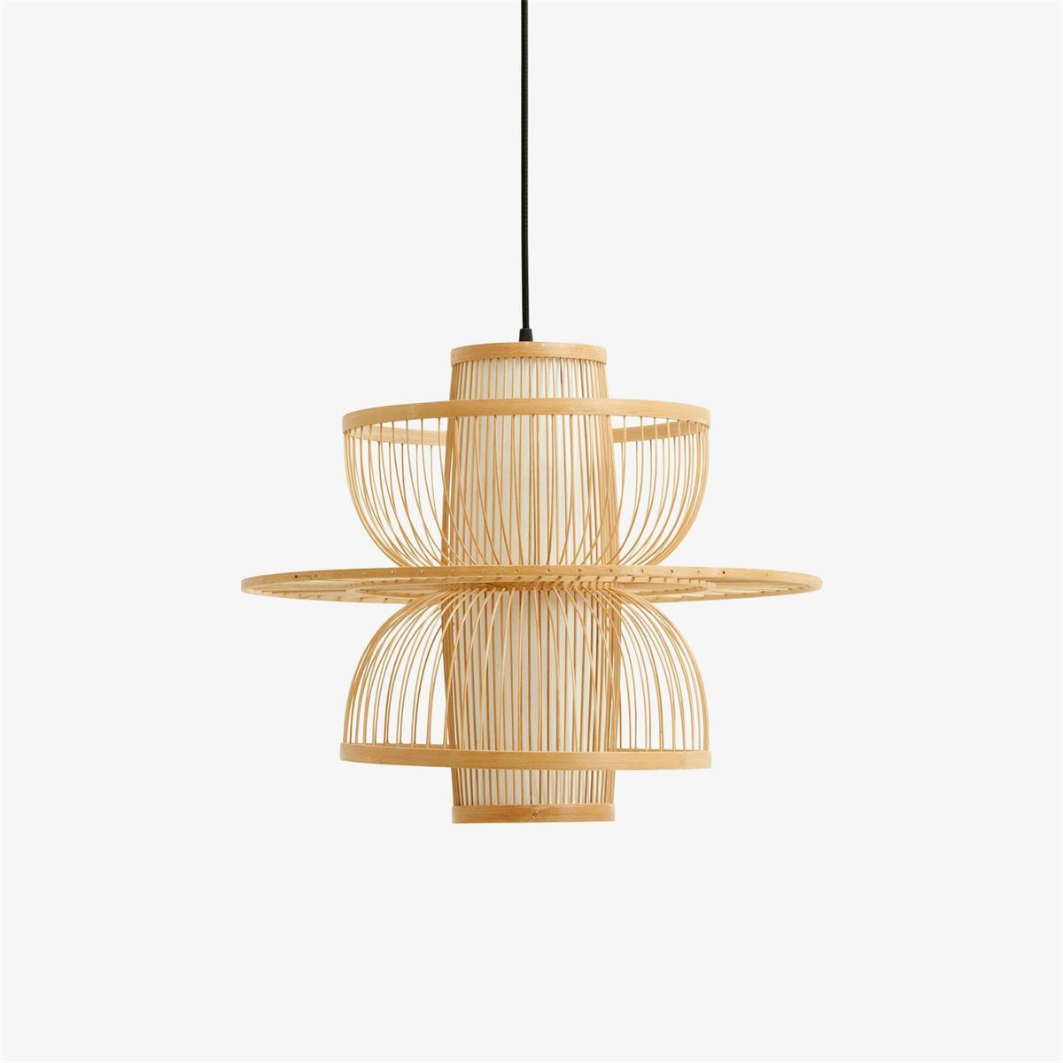 Gsplen Handmade Sigyn Bambus-Pendelleuchte