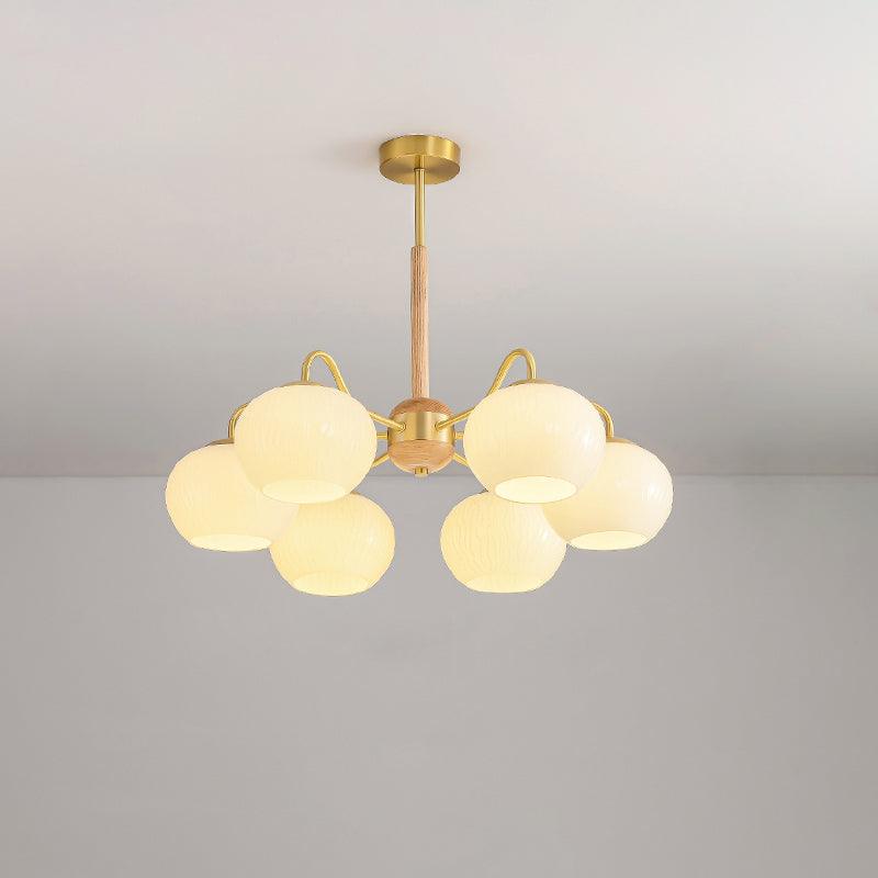 Elyra Eleganter Kronleuchter aus Holz