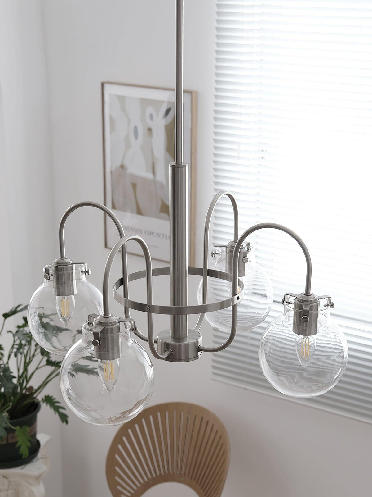 Verinyra Premium Nordische Kunstglas Kronleuchter