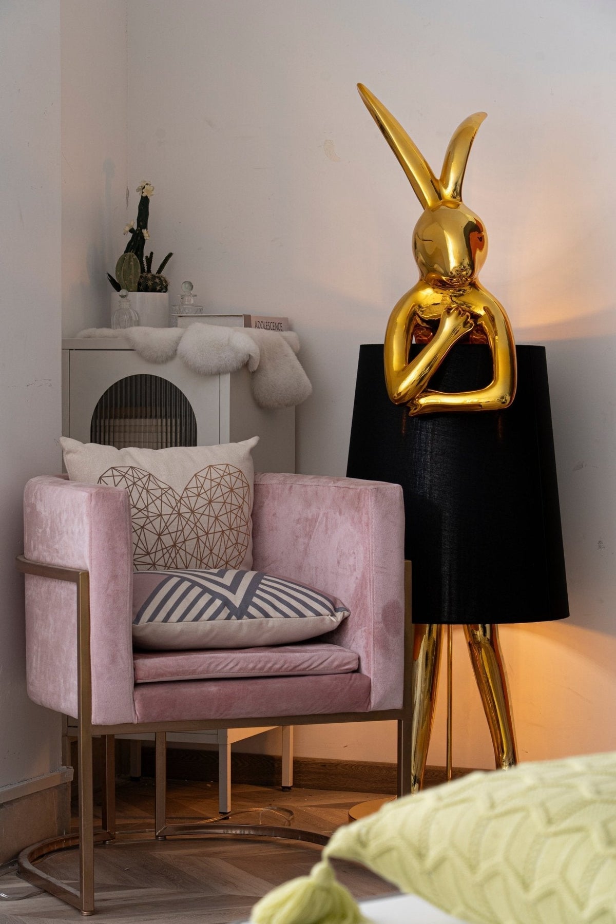 Sedr luxuriöse Stehleuchte im Hase-Silhouette-Design