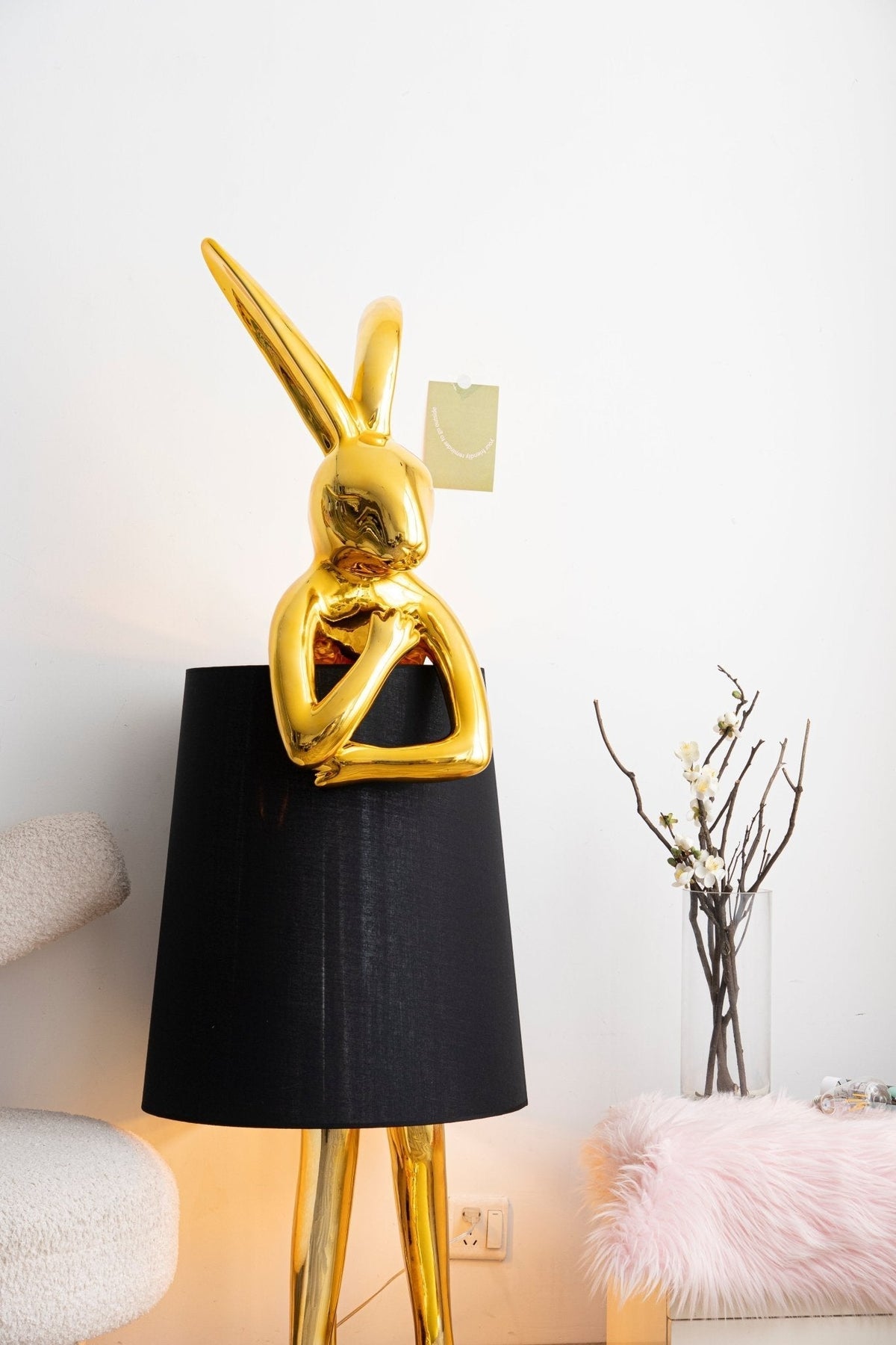 Sedr luxuriöse Stehleuchte im Hase-Silhouette-Design