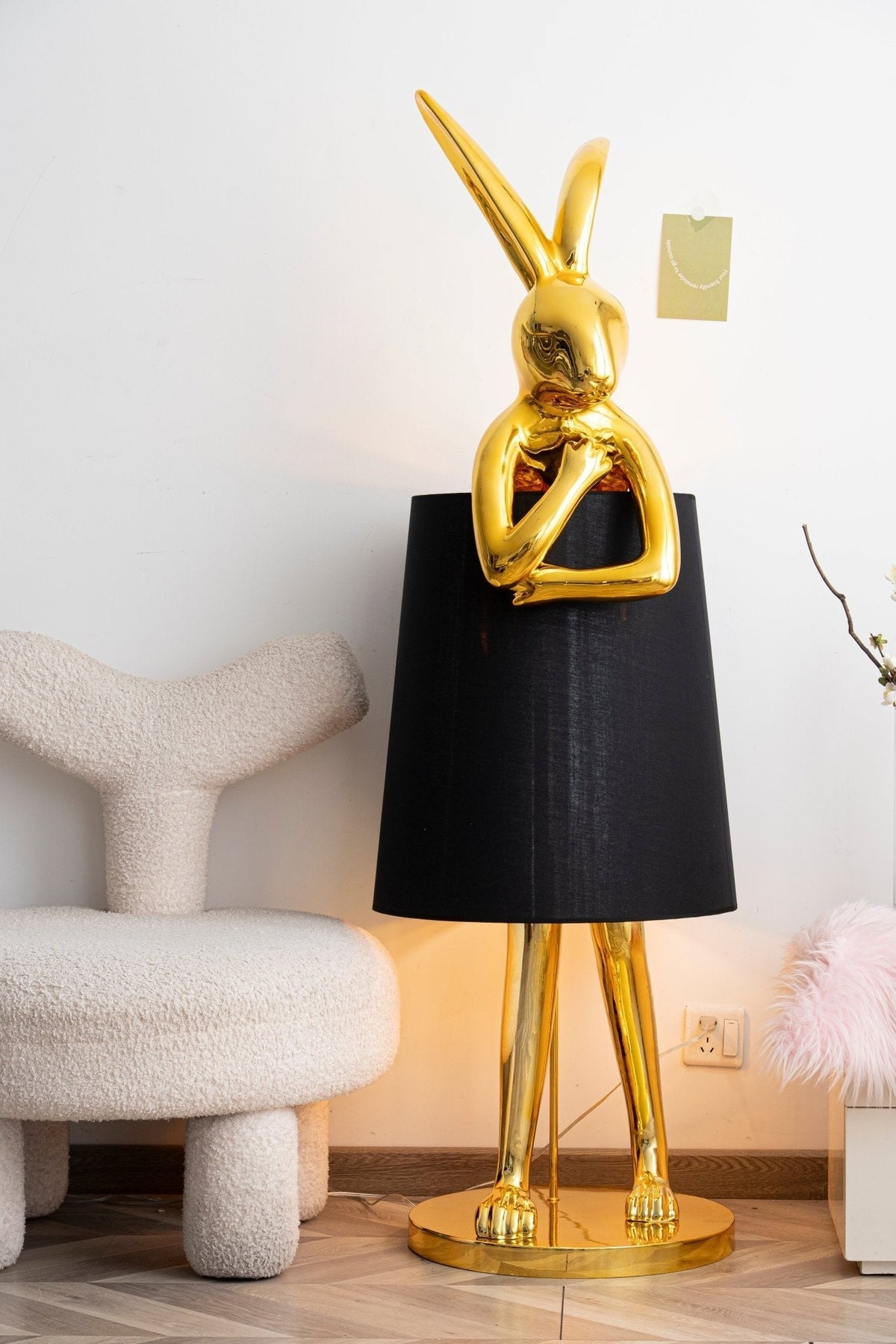 Sedr luxuriöse Stehleuchte im Hase-Silhouette-Design