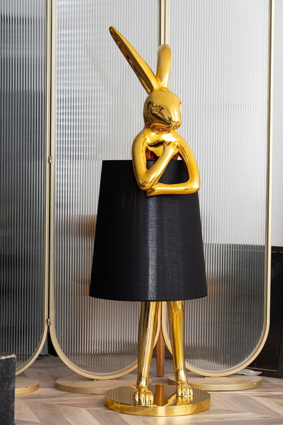 Sedr luxuriöse Stehleuchte im Hase-Silhouette-Design