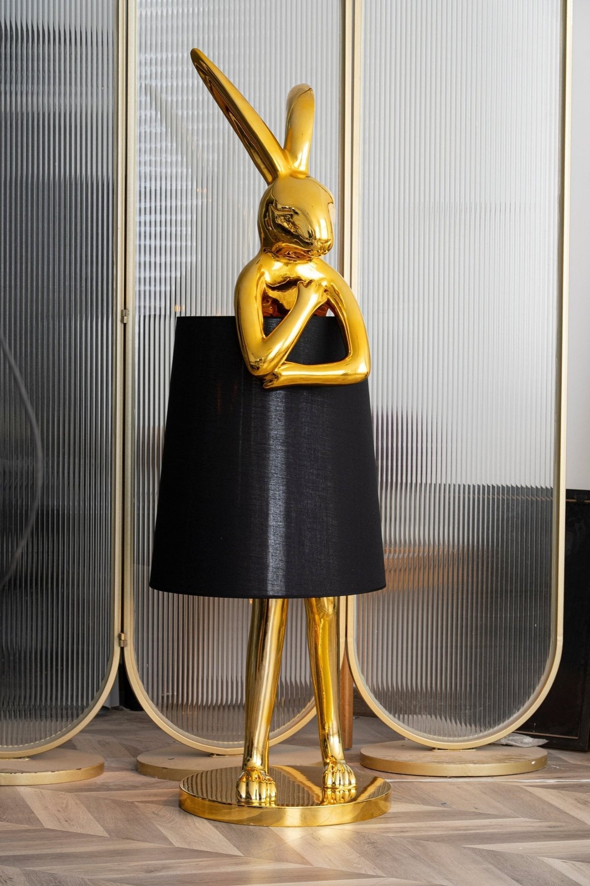 Sedr luxuriöse Stehleuchte im Hase-Silhouette-Design
