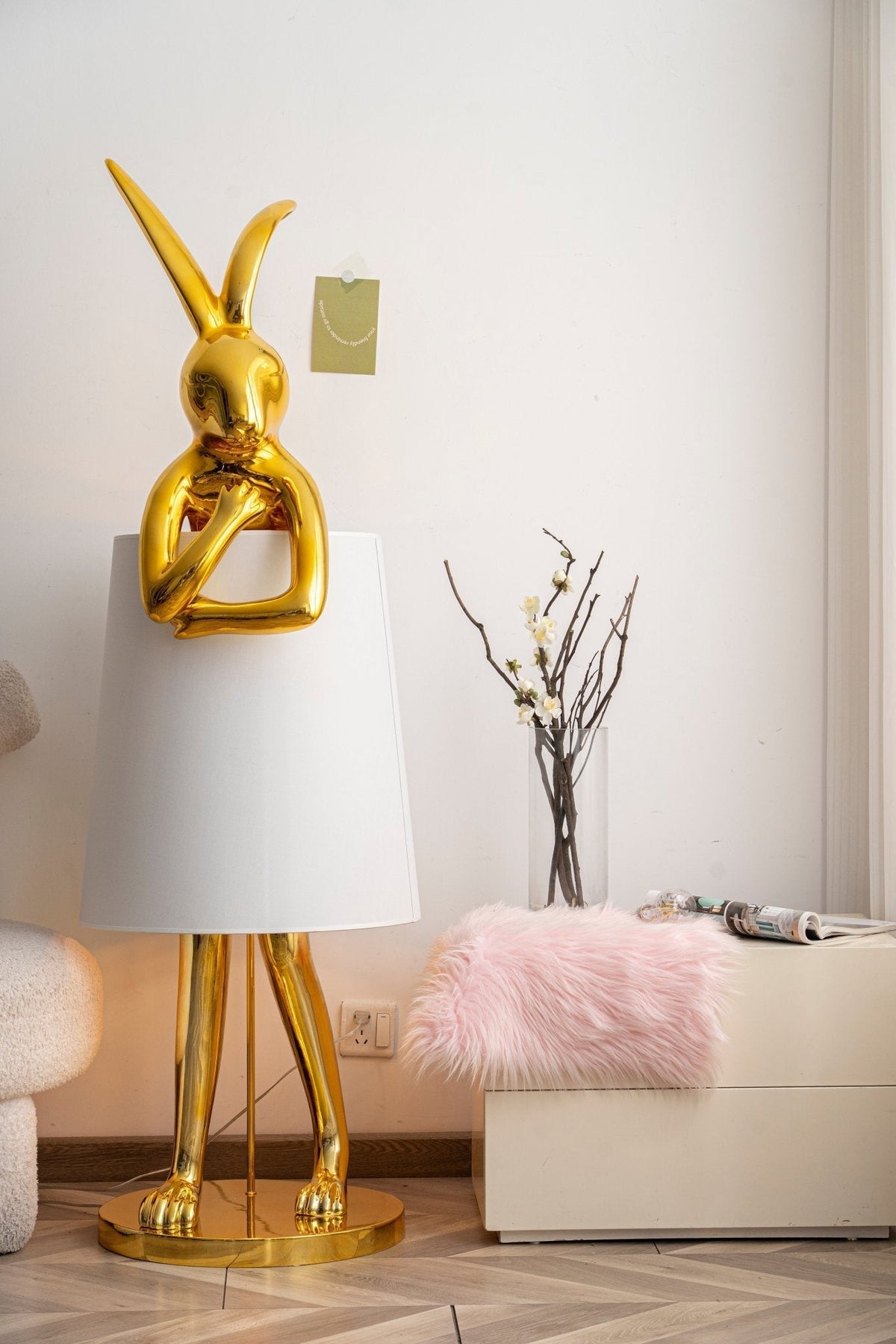 Sedr luxuriöse Stehleuchte im Hase-Silhouette-Design