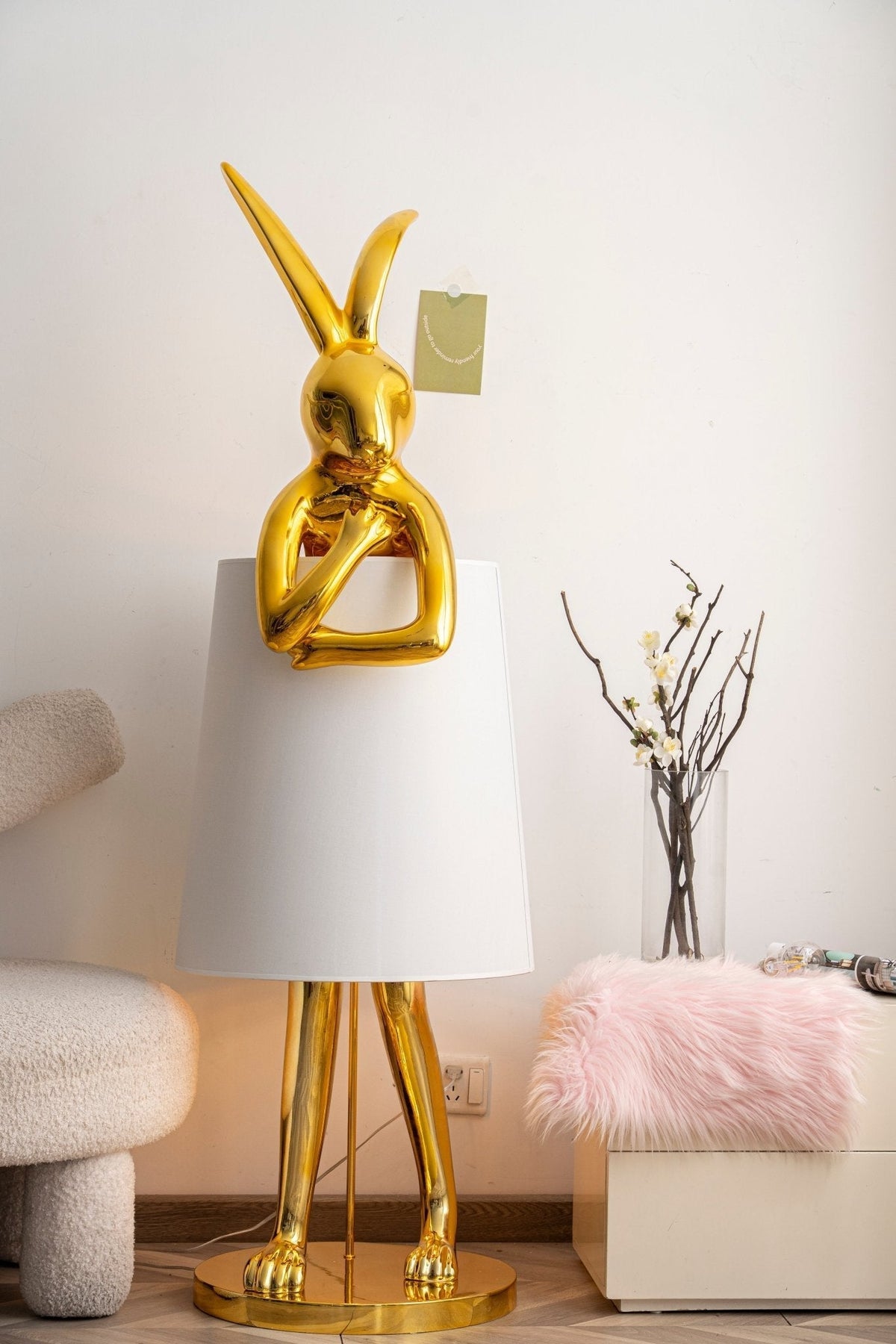 Sedr luxuriöse Stehleuchte im Hase-Silhouette-Design