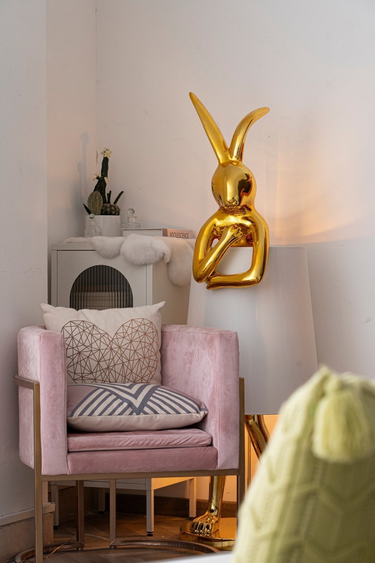 Sedr luxuriöse Stehleuchte im Hase-Silhouette-Design