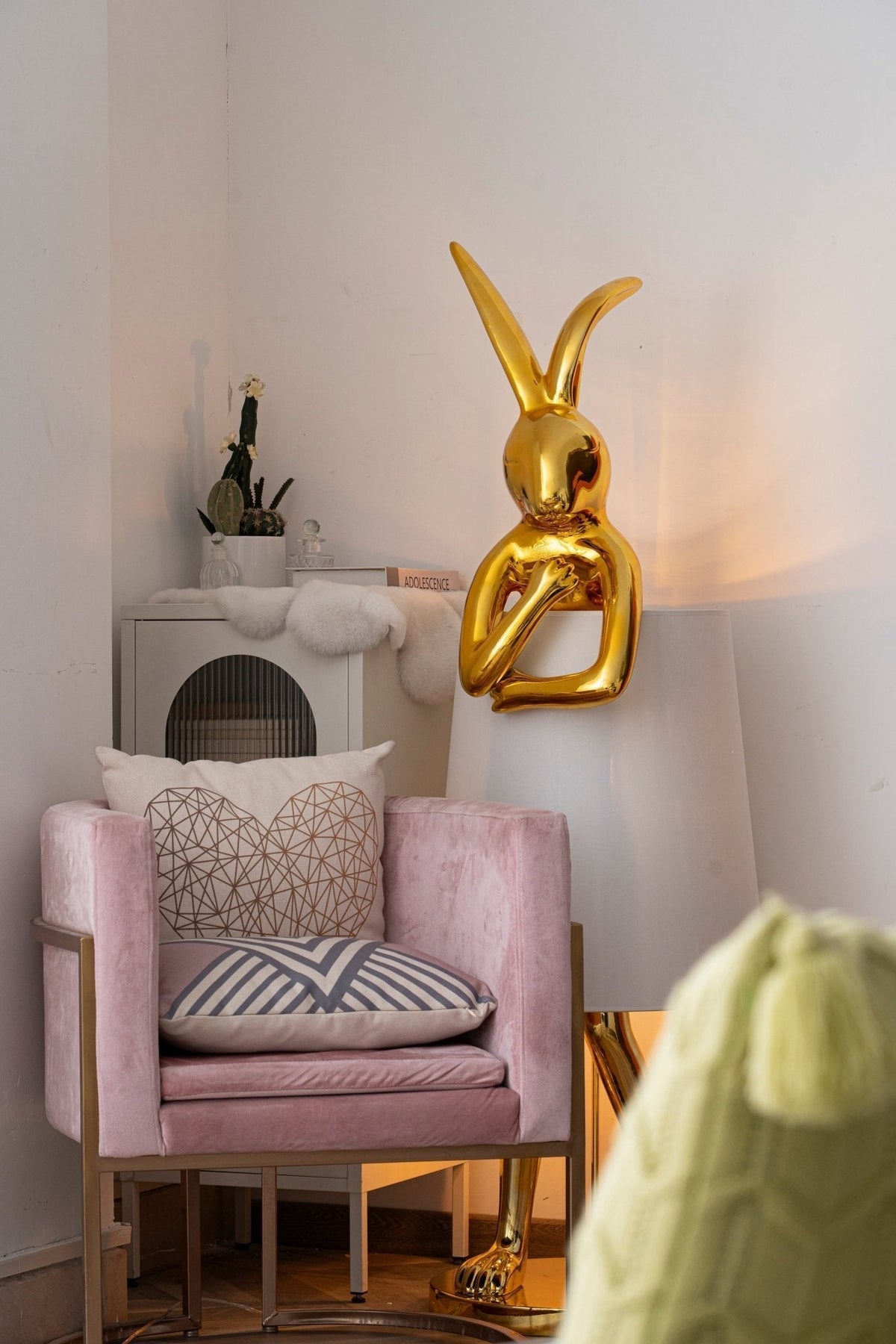 Sedr luxuriöse Stehleuchte im Hase-Silhouette-Design