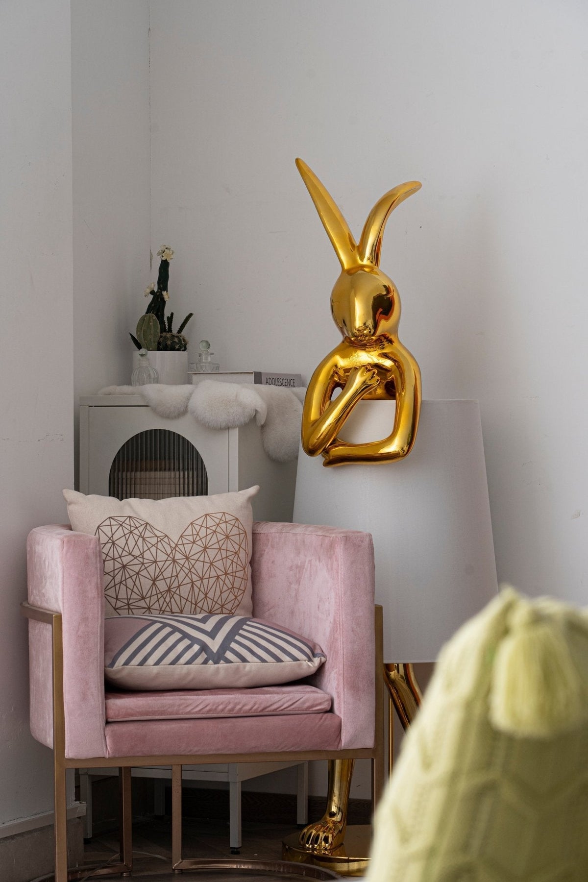 Sedr luxuriöse Stehleuchte im Hase-Silhouette-Design