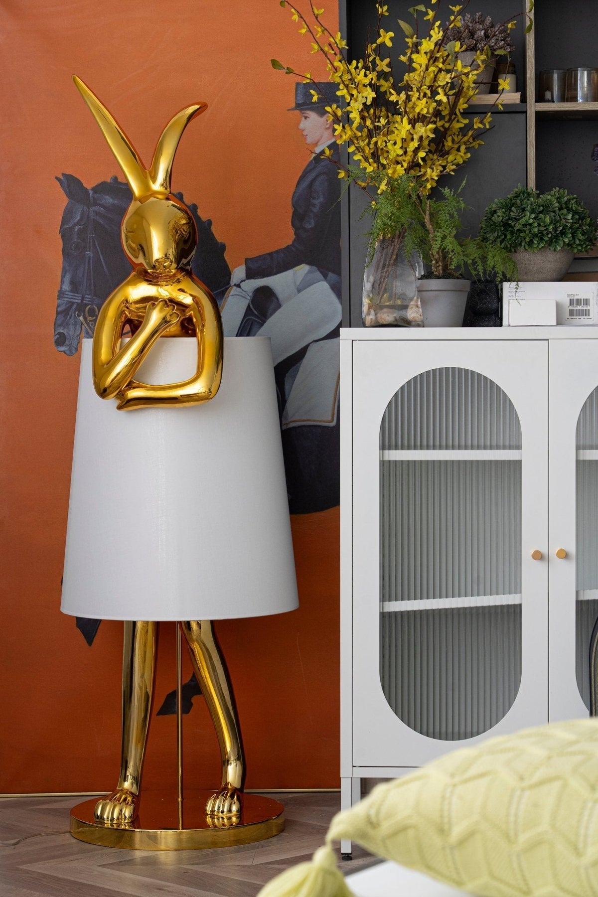 Sedr luxuriöse Stehleuchte im Hase-Silhouette-Design