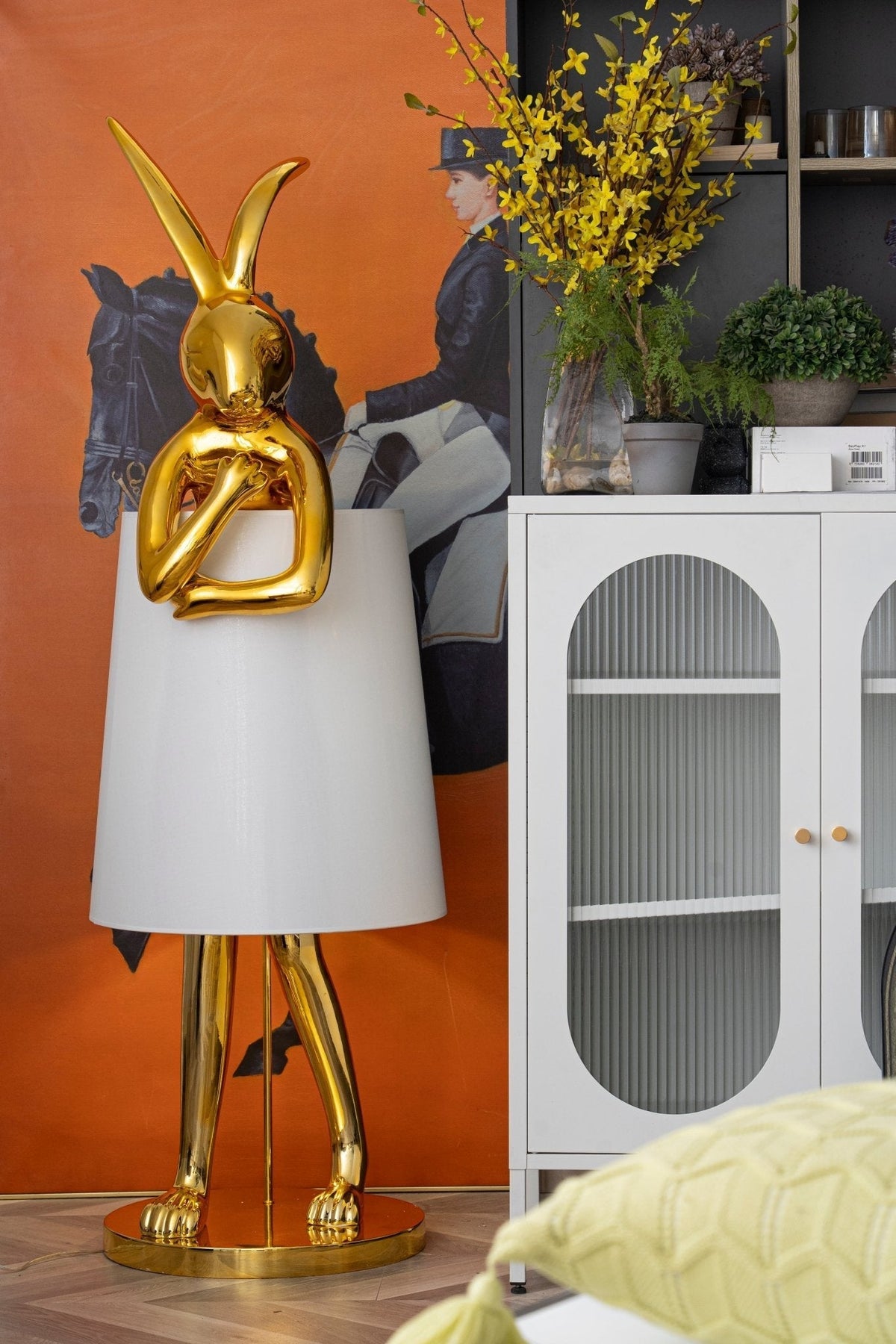 Sedr luxuriöse Stehleuchte im Hase-Silhouette-Design