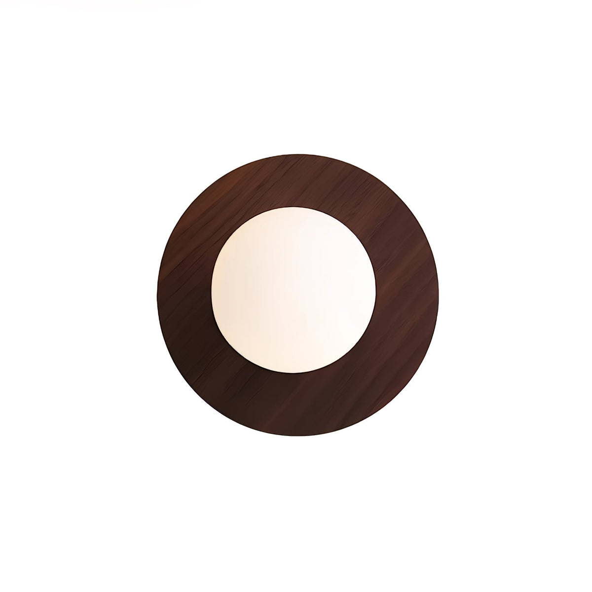 Eloza zeitgenössische minimalistische Wandleuchte aus Holz und Glas