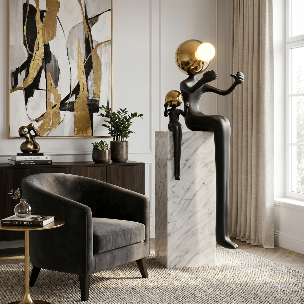 Harmony Duo Skulpturen-Stehleuchte