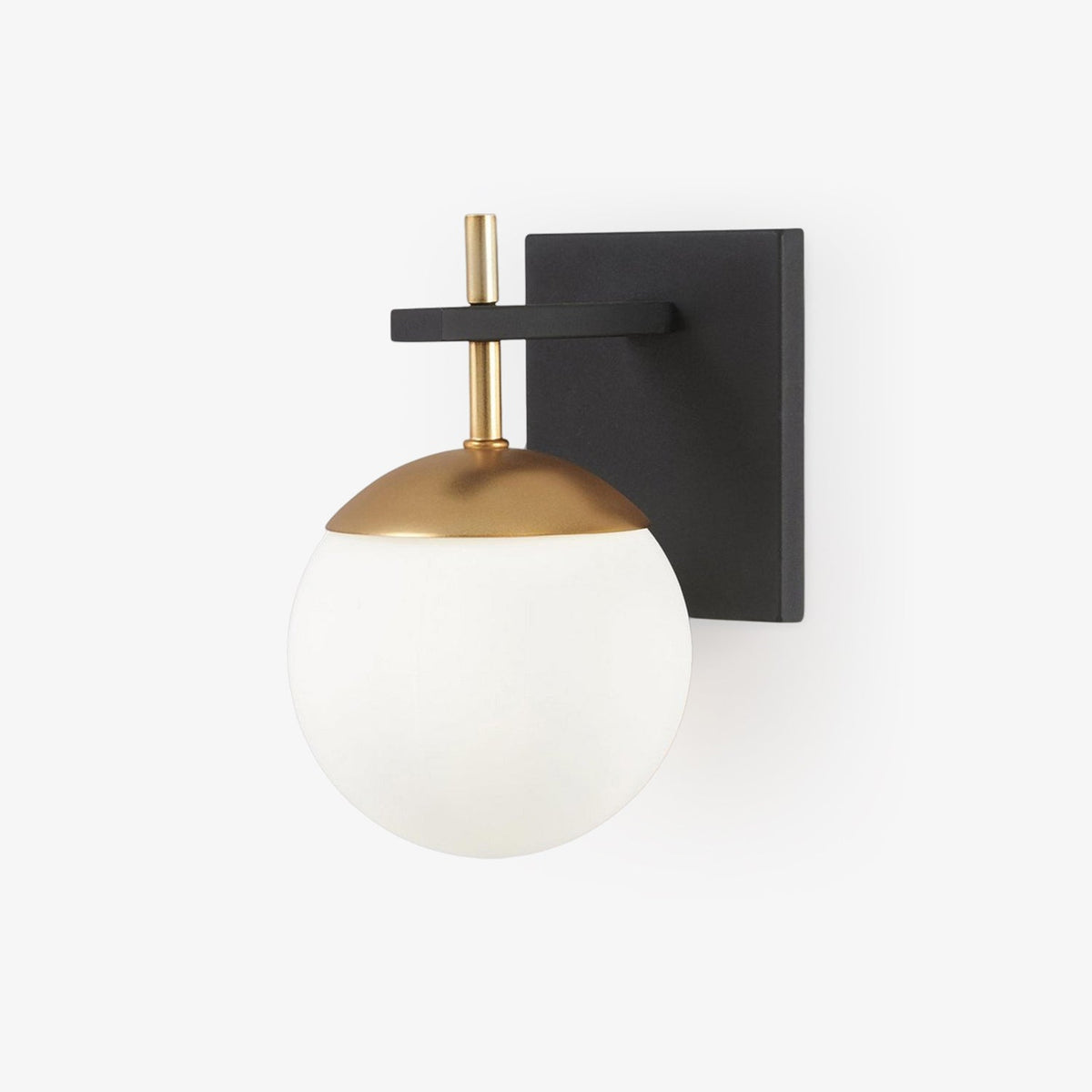 Ealior zeitgenössische minimalistische Wandleuchte aus Glas in Kugelform