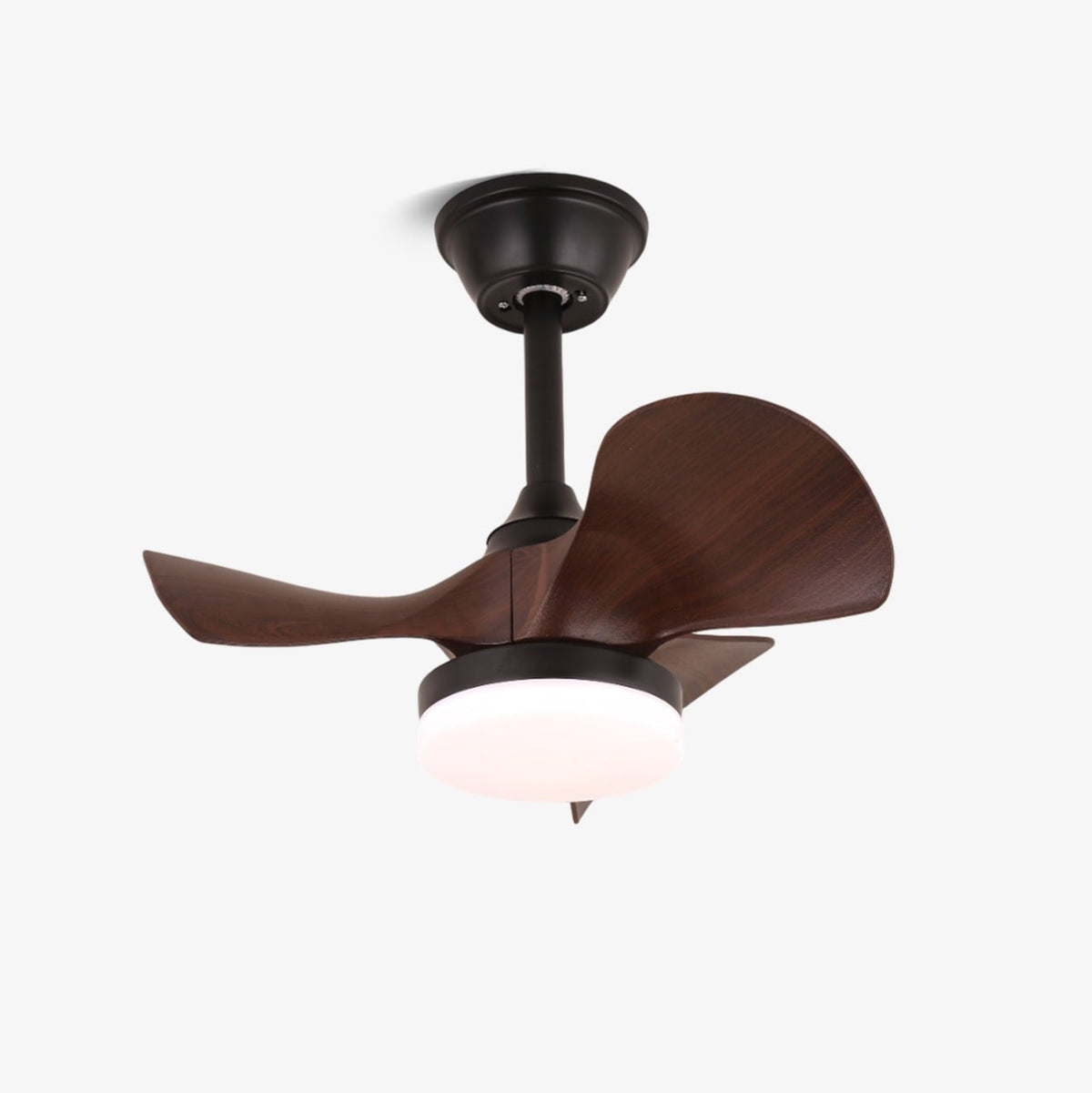 Neriah Deckenventilator mit Beleuchtung aus Holz