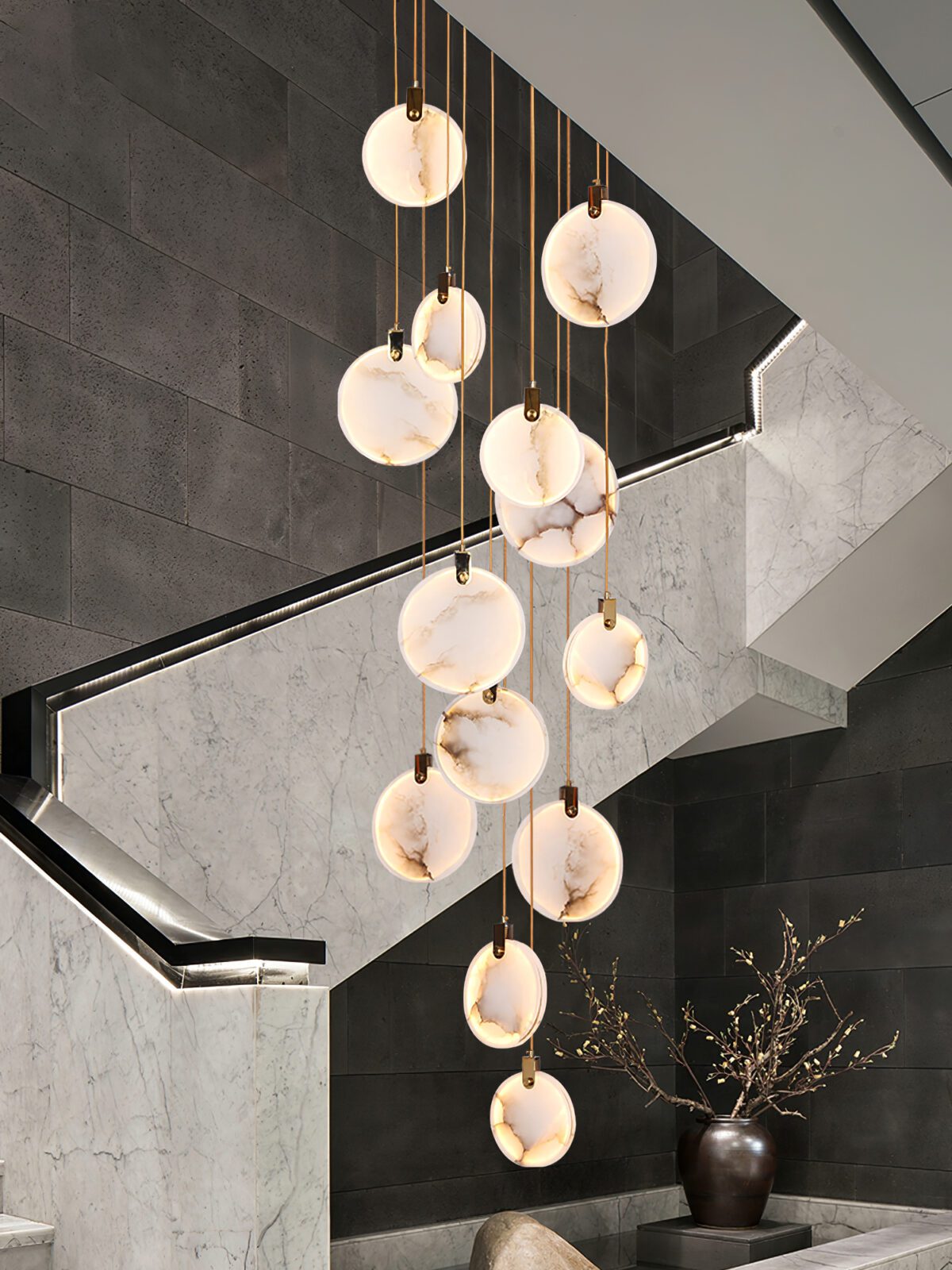 Lynore Alabaster Pendelleuchte