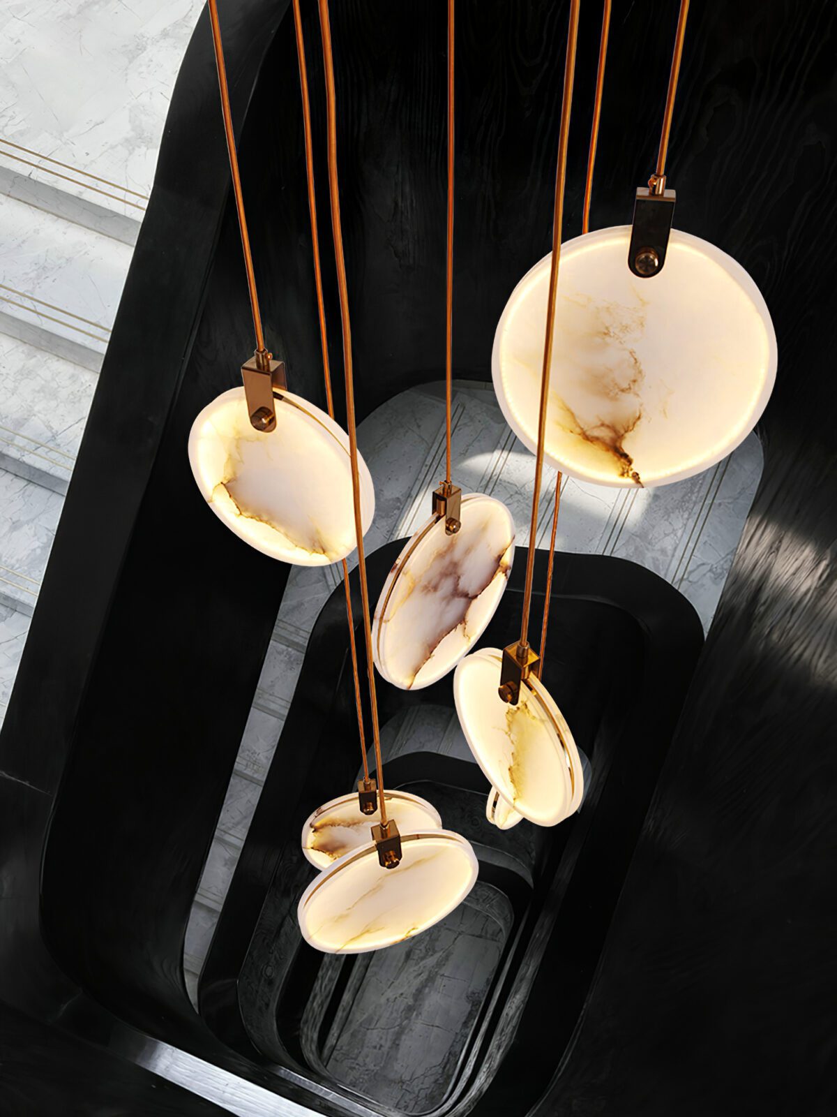 Lynore Alabaster Pendelleuchte