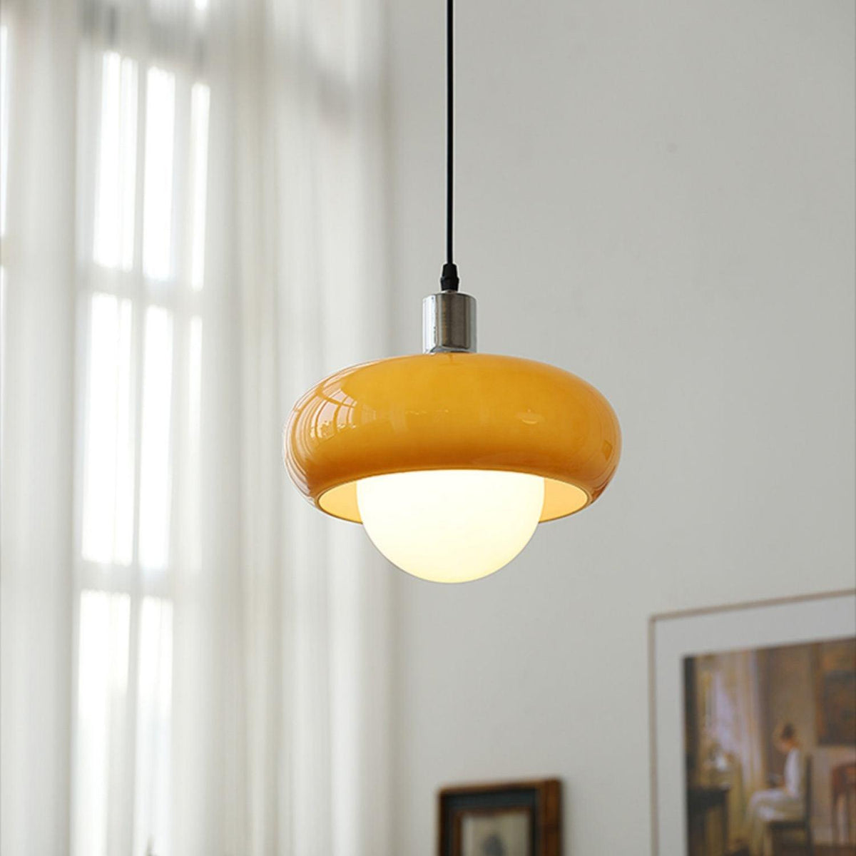 Liorisira skandinavische Kunstglas-Pendelleuchte