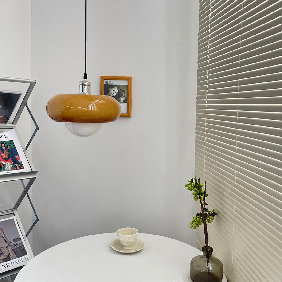 Liorisira skandinavische Kunstglas-Pendelleuchte